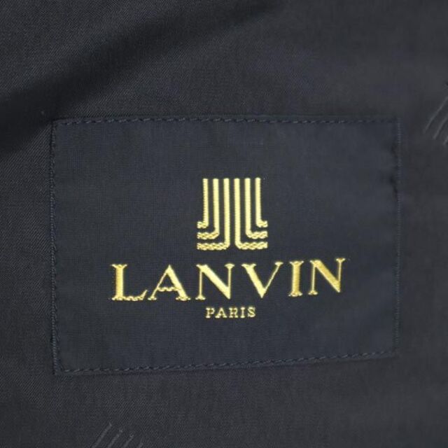 ランバン チェック柄 テーラードジャケット R50-46 グレー系 LANVIN メンズ  【220916】 7