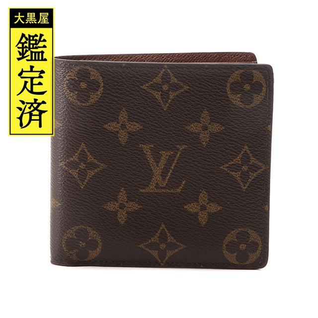 LOUIS VUITTON - ルイヴィトン　ポルトフォイユマルコ　M61675　モノグラム　【205】