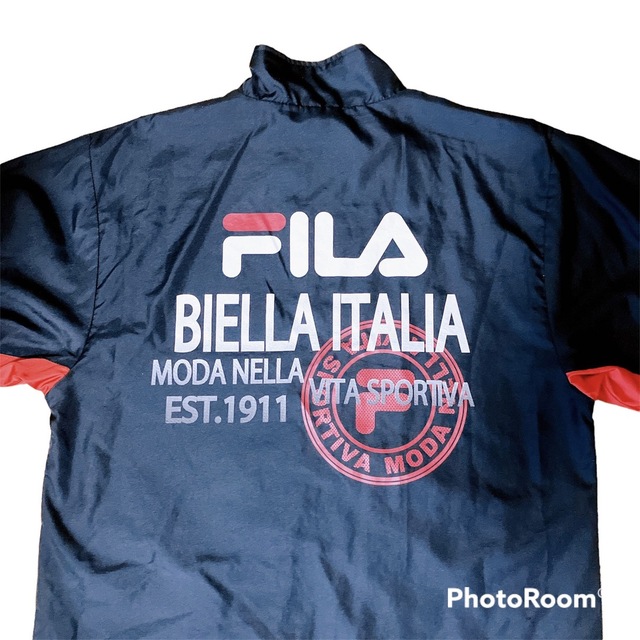 FILA(フィラ)のFILA フィラ ウィンドブレーカー 150cm 黒 ブラック ジャンパー 上着 キッズ/ベビー/マタニティのキッズ服男の子用(90cm~)(ジャケット/上着)の商品写真