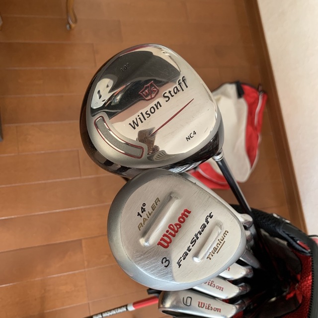 wilson(ウィルソン)の初心者メンズゴルフセット⛳️名器Wilson豪華11本 スタンドバッグ付‼️ スポーツ/アウトドアのゴルフ(クラブ)の商品写真