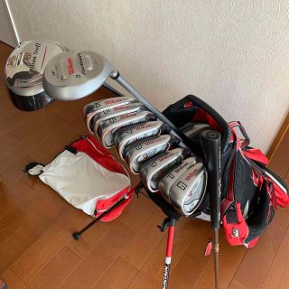 初心者メンズゴルフセット⛳️名器Wilson豪華11本 スタンドバッグ付‼️-