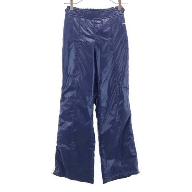 アディダス 70s デサント製 ウインド サイドライン パンツ 4 紺×白 adidas サイドジップ付 中綿 ヴィンテージ メンズ 【R220919】