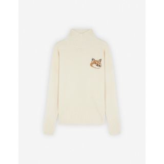 メゾンキツネ(MAISON KITSUNE')の【新品】メゾンキツネ♡フォックスヘッド オーバーサイズ ハイネックプルオーバー(ニット/セーター)