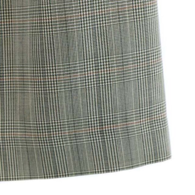 BURBERRY - バーバリー タイト グレンチェック スカート 13 白×黒