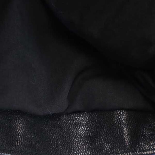 ハイベック ライダース レザージャケット 黒 HIBECK レディース  【220910】 9