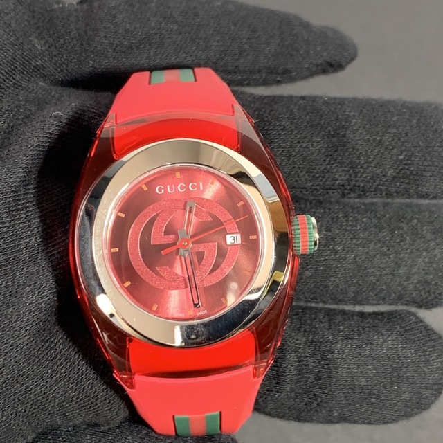 GUCCI】【安心返品保証】レディース腕時計 YA137303-