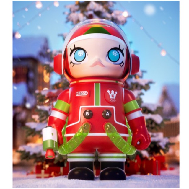 MEDICOM TOY - POP MART SPACE MOLLY CHRISTMAS 1000%