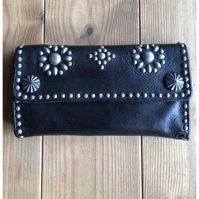 RRL Leather Studs Long Wallet
