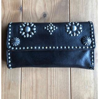 ダブルアールエル(RRL)のRRL Leather Studs Long Wallet(長財布)