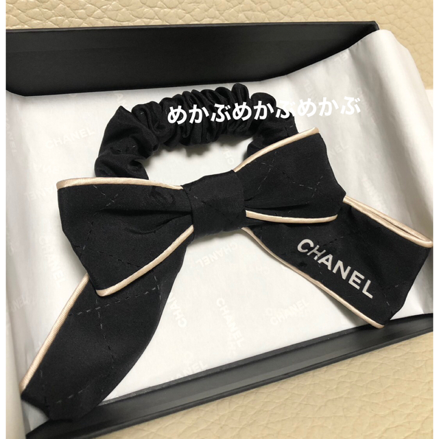 専門ショップ CHANEL - 新作 CHANEL リボン シュシュ ヘアゴム ...