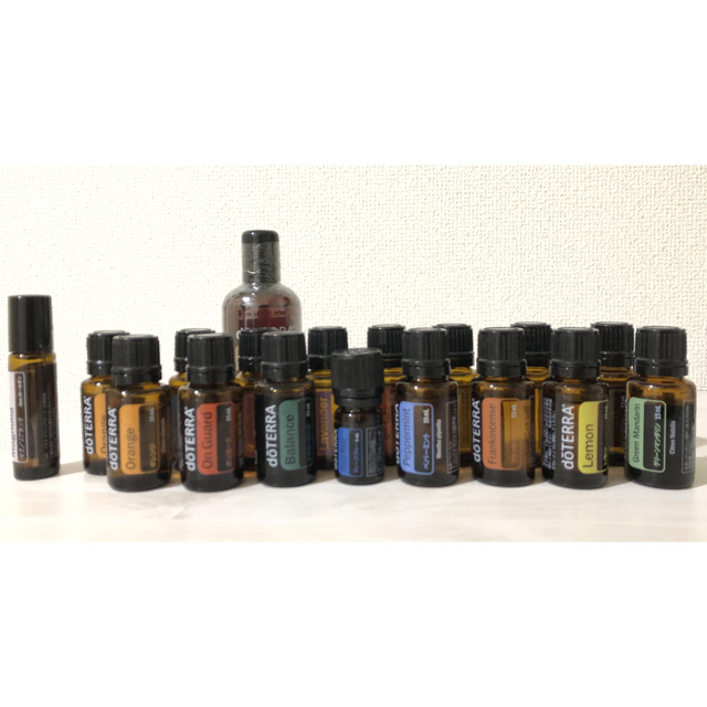 低価大人気】 doTERRA - (新品)DOTERRA ドテラ アロマオイル18本