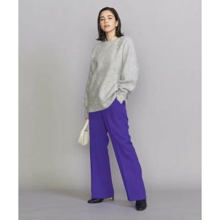 ビューティアンドユースユナイテッドアローズ(BEAUTY&YOUTH UNITED ARROWS)の定価14300円　新品　BEAUTY & YOUTH ピンタックフレアパンツ (カジュアルパンツ)