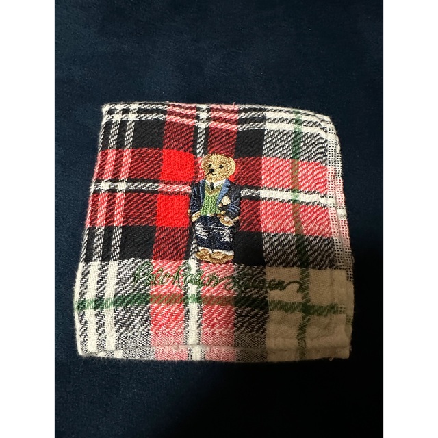 POLO RALPH LAUREN(ポロラルフローレン)のポロ　ラルフローレンチェック柄タオルハンカチ レディースのファッション小物(ハンカチ)の商品写真