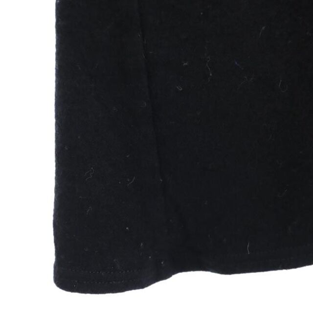 ヘルムートラング USA製 ウール100% ワンピース P 黒 HELMUT LANG 長袖 アシンメトリー レディース 【230322】