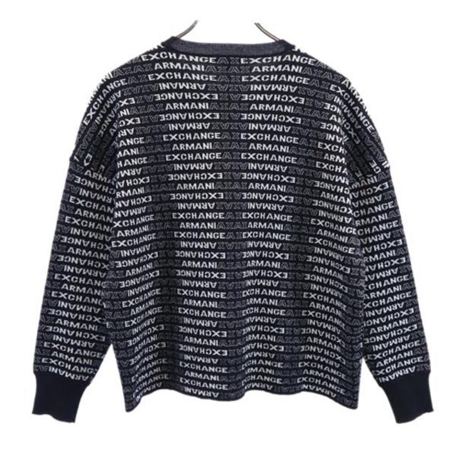 ARMANI EXCHANGE - アルマーニエクスチェンジ ロゴ総柄 ニット XS