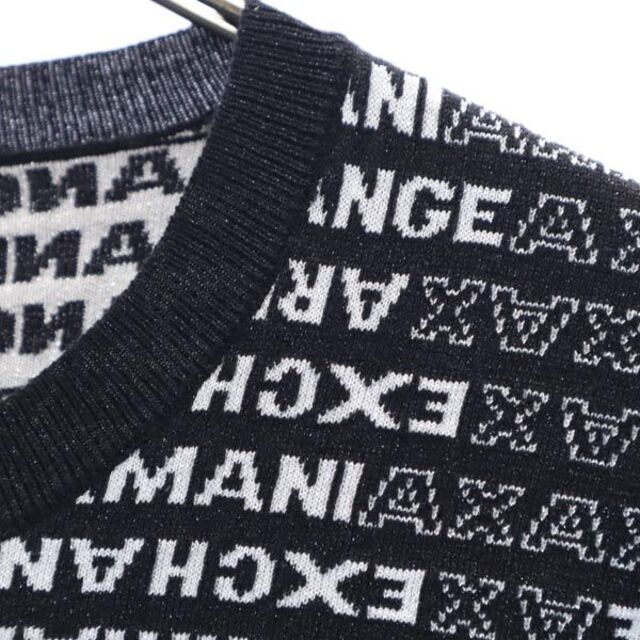 ARMANI EXCHANGE - アルマーニエクスチェンジ ロゴ総柄 ニット XS