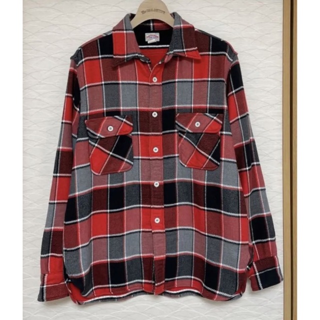 THE REAL McCOY'S(ザリアルマッコイズ)のリアルマッコイズ   チェックネルシャツ　レッド　16 メンズのトップス(シャツ)の商品写真