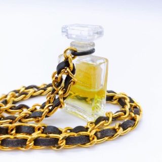 CHANEL シャネル ヴィンテージ No.19パヒューム チェーン ネックレス