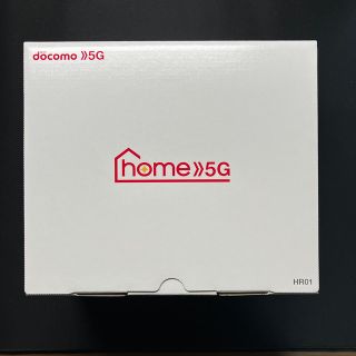 エヌティティドコモ(NTTdocomo)のdocomo HOME 5G HR01 Wi-Fiホームルーター(PC周辺機器)