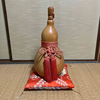 ひょうたん 瓢箪 縁起物 開運　置物　健康(彫刻/オブジェ)