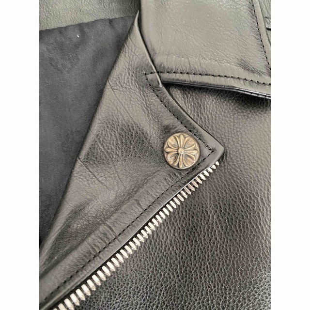 Chrome Hearts(クロムハーツ)のクロムハーツ　クリティンパナッシュレザー　美品　レア メンズのジャケット/アウター(レザージャケット)の商品写真