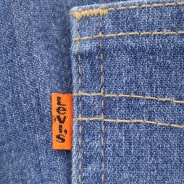 詳細説明文リーバイス アクション ジーンズ 70s ストレッチ デニムパンツ  Levis オレンジタブ 42TALON タロン ジーンズ ヴィンテージ  メンズ 【R220912】