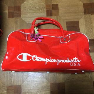 チャンピオン(Champion)のお引越しセール！チャンピオン エナメル ボストン 旅行バッグ(ボストンバッグ)