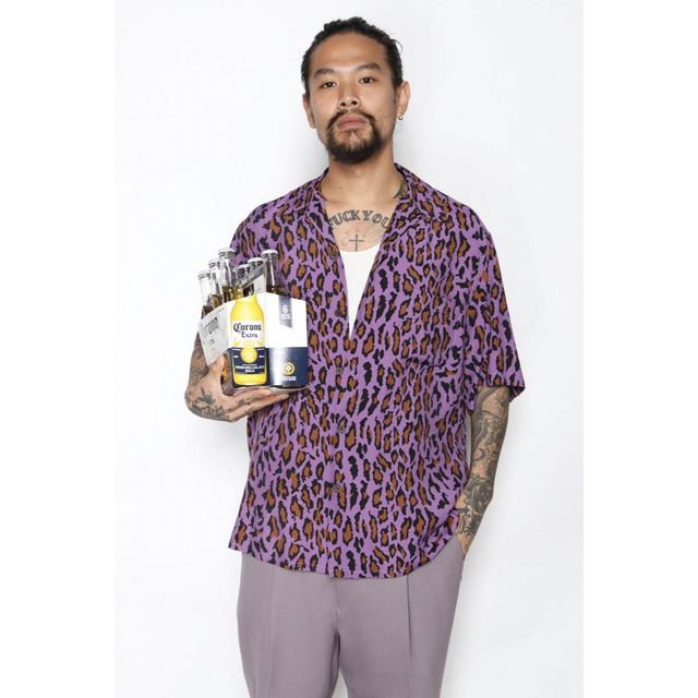 WACKOMARIA レオパード 半袖 アロハシャツ 新品未使用 全品送料0円