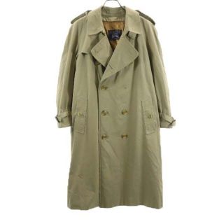 バーバリー(BURBERRY)のバーバリー 80-90s ロング トレンチコート ベージュ Burberrys' イングランド製 メンズ 【R220914】【中古】(ダッフルコート)