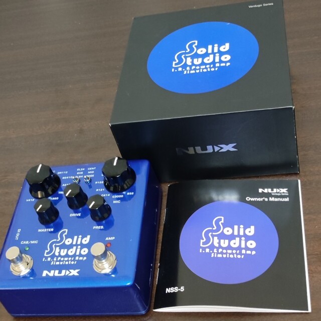 NUX NSS-5 Solid Studio IR & パワーアンプシミュレータ NUX NSS-5 Solid Studio IR & パワーアンプシミュレータ