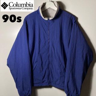 コロンビア(Columbia)の【コロンビア】アメリカ古着　美品！希少90s 裏起毛マウンテンナイロンアウトドア(ブルゾン)