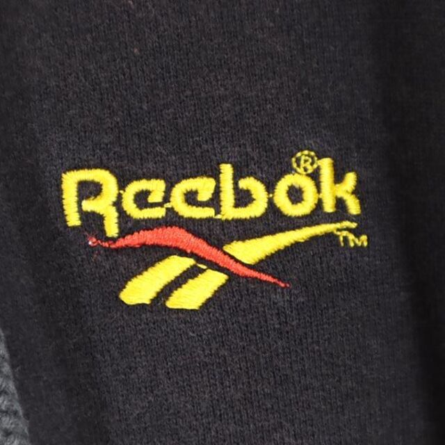 リーボック 90s オールド バックロゴプリント スウェットパーカー 2 黒 Reebok メンズ  【220916】 5