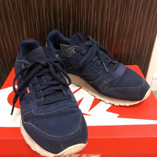 リーボック(Reebok)のabbaさま専用◎Reebock スウェードスニーカー　ネイビー　24.5(スニーカー)