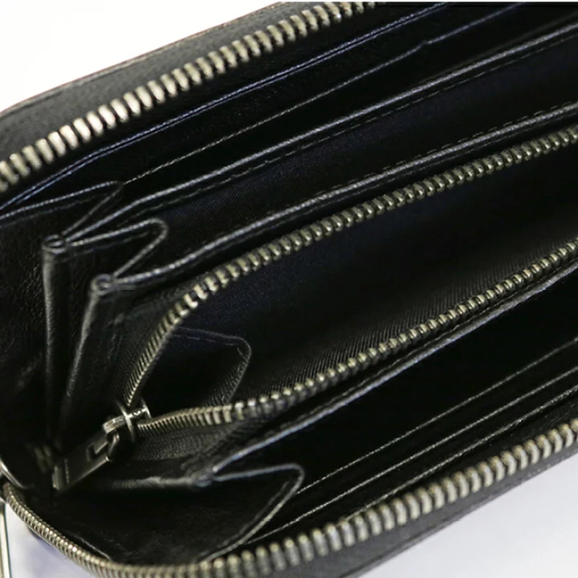 DIESEL(ディーゼル)のDIESEL 長財布　X08297 P1115 T8013 24 ZIPブラック メンズのファッション小物(長財布)の商品写真