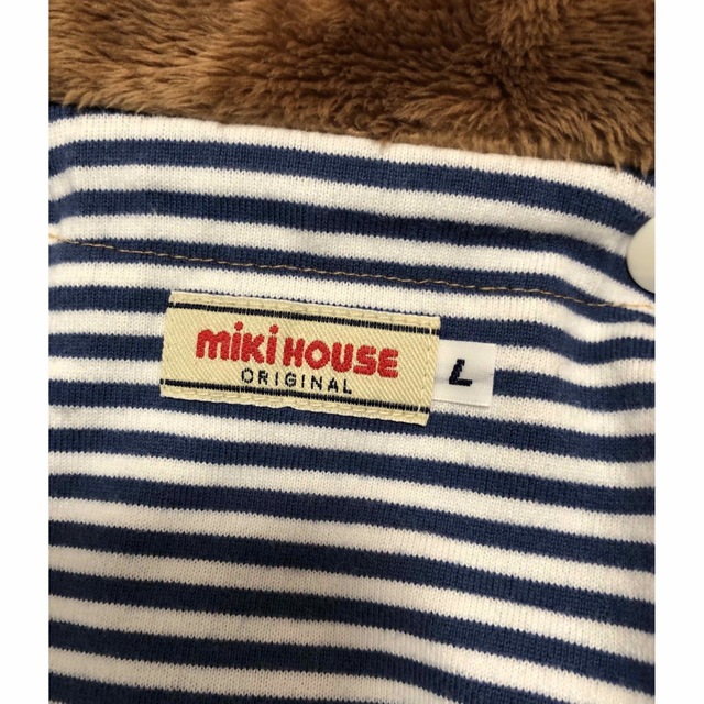 mikihouse(ミキハウス)の最終値下げ.ᐟ美品✧︎ ミキハウス ·ᴥ· プッチー マイクロファー✧︎ ベスト キッズ/ベビー/マタニティのキッズ服男の子用(90cm~)(ジャケット/上着)の商品写真