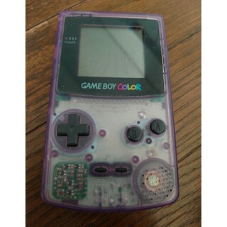 ゲームボーイカラー 紫 クリアパープル(携帯用ゲーム機本体)