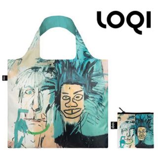 〈新品未使用〉LOQI ローキー 大容量 コンパクト エコバッグ バスキア(エコバッグ)