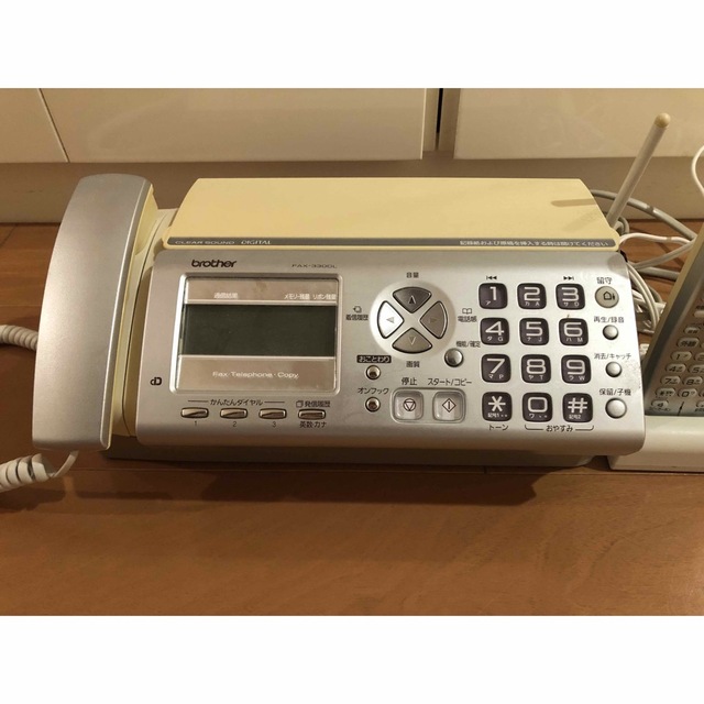 ブラザー 普通紙ファクス FAX-330DL デジタルコードレス子機1台 FAX-330DL - 1