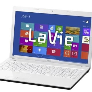 エヌイーシー(NEC)のNECノートパソコンLaVie LE150/J Microsoft Exce(ノートPC)