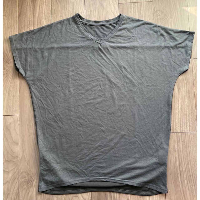 Tシャツ　異素材 レディースのトップス(Tシャツ(半袖/袖なし))の商品写真