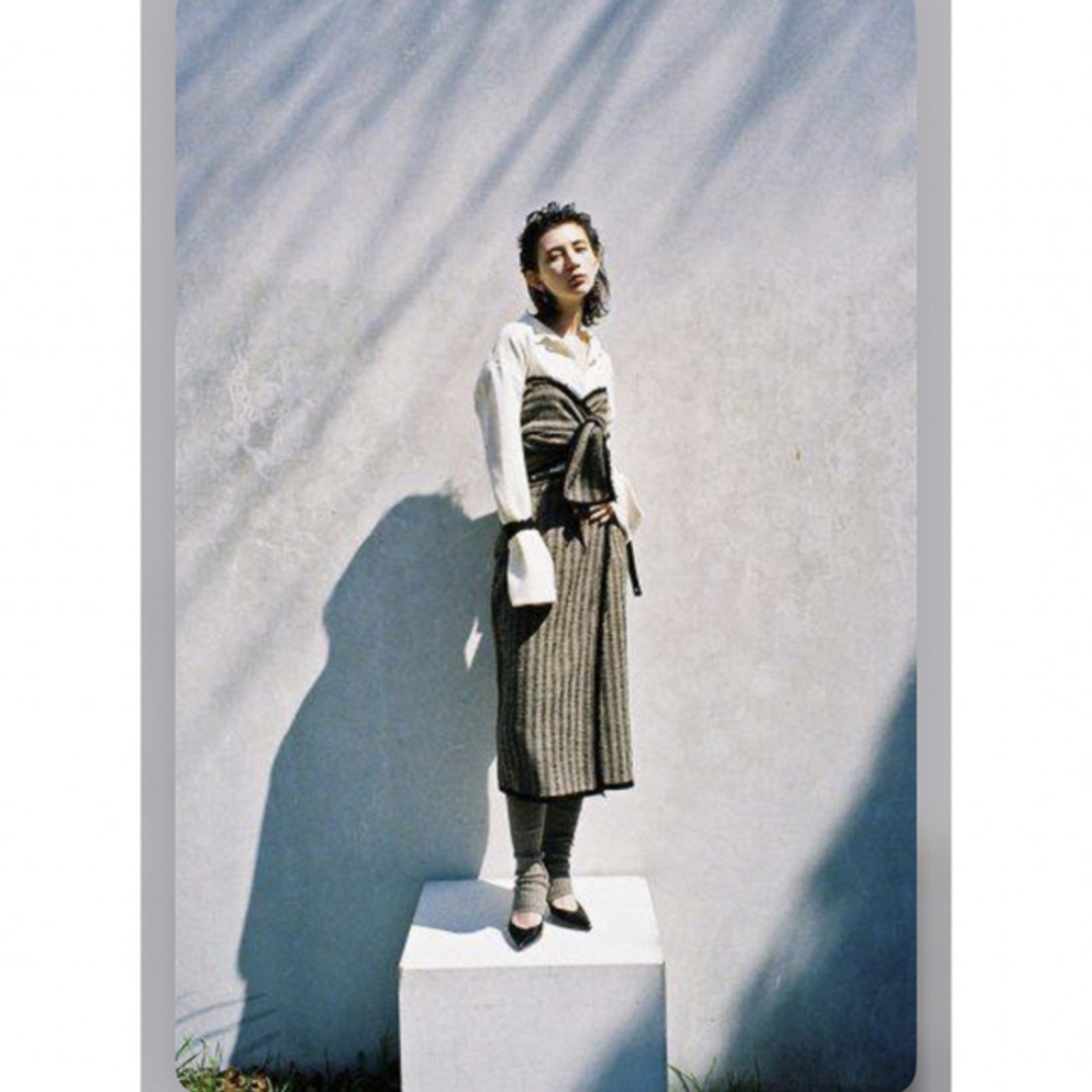 TAN ニットラップスカート  レディースのスカート(ロングスカート)の商品写真