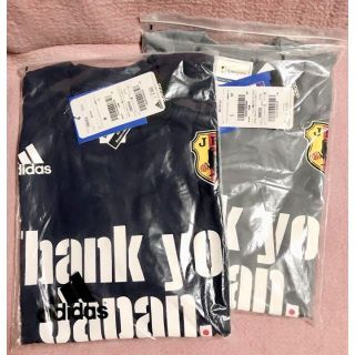 アディダス(adidas)の◆ワールドカップ　ありがとう日本　2002年　記念Tシャツ　新品タグ付　2枚◆(ウェア)