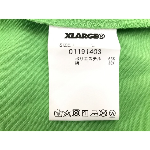 XLARGE(エクストララージ)の▼▼X-LARGE エクストララージ グリーン メンズのトップス(シャツ)の商品写真