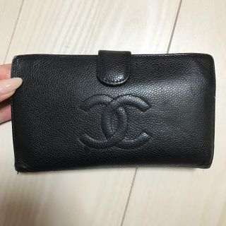 シャネル(CHANEL)のCHANEL♡長財布♡ブラック(財布)