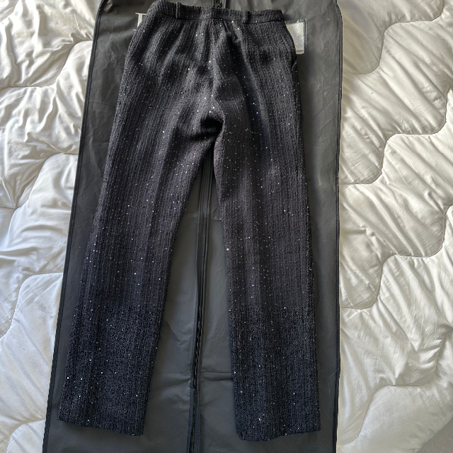 CHANEL(シャネル)のCHANEL 04SS SPANGLES TWEED SLACKS レディースのパンツ(カジュアルパンツ)の商品写真