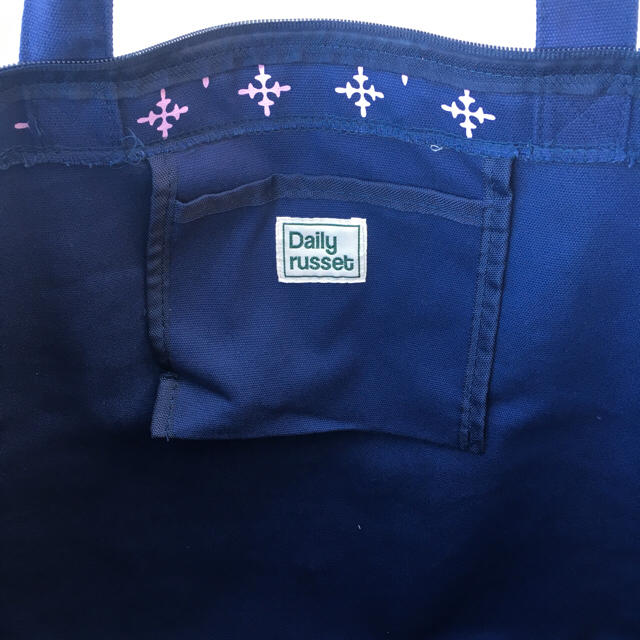 Daily russet ファスナー付き 布バッグ デイリーラシット レディースのバッグ(エコバッグ)の商品写真