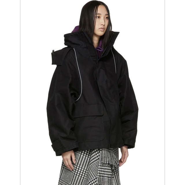 Balenciaga 18AW C Shaped Swing Parka