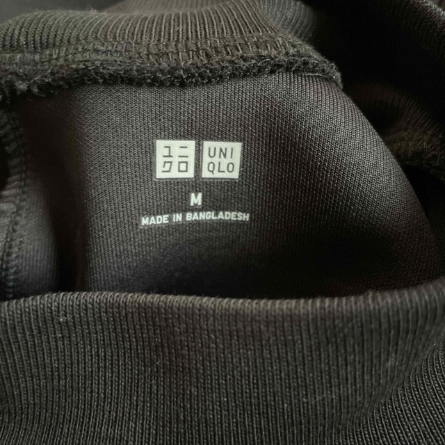 UNIQLO(ユニクロ)のユニクロ　UNIQLO ドライスウェット　コクーン　ワンピース　M レディースのワンピース(ひざ丈ワンピース)の商品写真