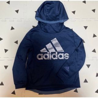 アディダス(adidas)の美品 adidas アディダス パーカースウェット トレーナー パーカー 150(Tシャツ/カットソー)