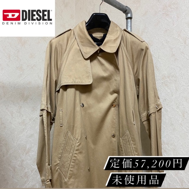 DIESEL(ディーゼル)のDIESEL オーバーサイズ トレンチコート【未使用品】 レディースのジャケット/アウター(トレンチコート)の商品写真